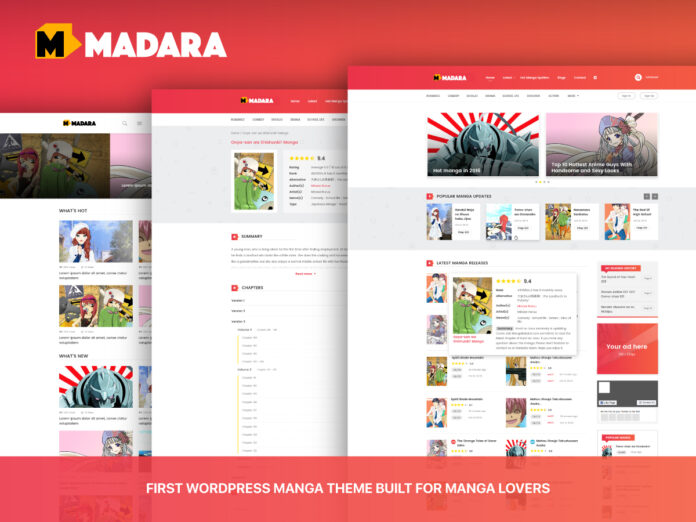 Madara - WordPress Theme for Manga By MangaBooth